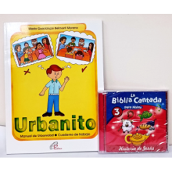 Pack Urbanito tiene la solución / Libro + CD cantos bíblicos