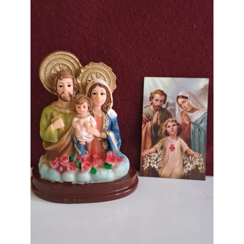 Kit Sagrada Familia busto 8 cm + 10 estampas