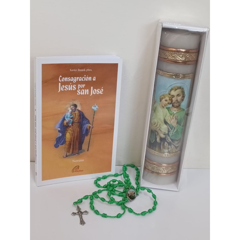 Kit San José (Vela+Rosario+Novena)