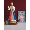 Kit Señor de la Misericordia bulto 15 cm + estampas + escapulario