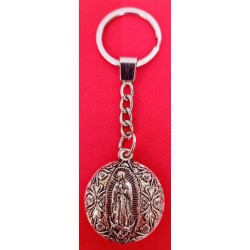 Llavero Ovalado Virgen de Guadalupe