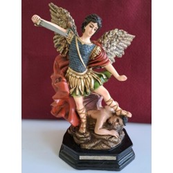 San Miguel Arcángel bulto 30 cm